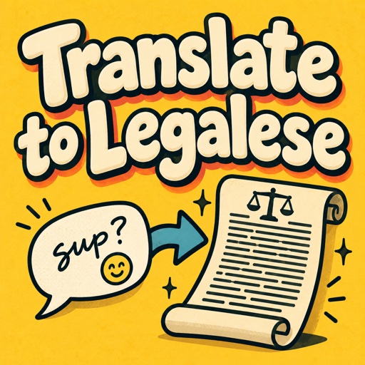 Translate to Legalese